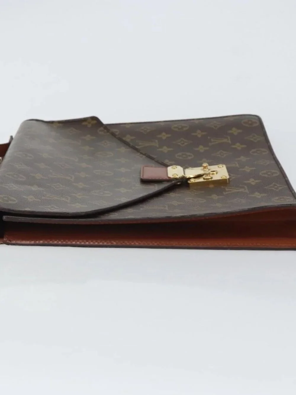 LOUIS VUITTON Monogram Porte Documents Bandouliere Bag M53338 LV Auth ep12567